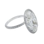 10.26 Carat Oval Diamond Ring | Brilliant White | 18K Gold | Unparalleled Brilliance - Image 3