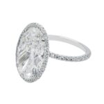 10.26 Carat Oval Diamond Ring | Brilliant White | 18K Gold | Unparalleled Brilliance - Image 4