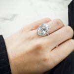 10.26 Carat Oval Diamond Ring | Brilliant White | 18K Gold | Unparalleled Brilliance - Image 6
