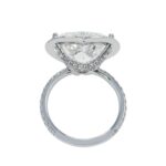 10.5 Carat Heart Shape Diamond Ring | Brilliant White | 18K Gold | Grand Palais Radiance - Image 5