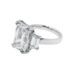 10.53 Carat Emerald Diamond Ring | 18K Gold | Unparalleled Brilliance - Image 2