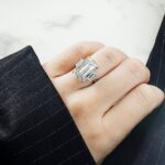 11.03 Carat Emerald Diamond Ring | 18K Gold | Unparalleled Brilliance - Image 8