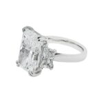 11.24 Carat Radiant Diamond Ring | Brilliant White | 18K Gold | Iconic Presence | Heirloom - Image 4