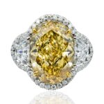 11.25 Carat Oval Statement | Fancy Yellow | 18K Gold | Rare Fancy-Color Splendour - Image 2