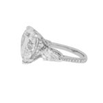 11.46 Carat Heart Shape Diamond Ring | Brilliant White | 18K Gold - Image 3