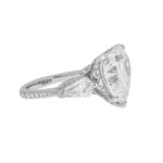 11.46 Carat Heart Shape Diamond Ring | Brilliant White | 18K Gold - Image 4