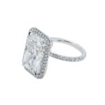 12.2 Carat Radiant Diamond Ring | Brilliant White | 18K Gold | Grand Palais Radiance - Image 4