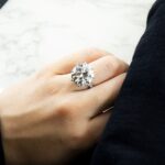 14.31 Carat Round Brilliant Diamond Ring | Brilliant White | 18K Gold - Image 5