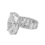 22.1 Carat Oval Diamond Ring | Brilliant White | 18K Gold | High Jewellery Supremacy - Image 4