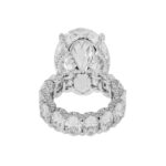22.1 Carat Oval Diamond Ring | Brilliant White | 18K Gold | High Jewellery Supremacy - Image 5