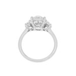 3.72 Carat Oval Diamond Ring | Brilliant White | 18K Gold | A Classic Statement | Signature - Image 5