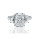 3.72 Carat Radiant Diamond Ring | Brilliant White | 18K Gold | Quiet Power | Collector-Grade - Image 2