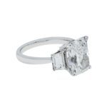 3.72 Carat Radiant Diamond Ring | Brilliant White | 18K Gold | Quiet Power | Collector-Grade - Image 3