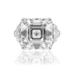 30.48 Carat Asscher Diamond Ring | Brilliant White | 18K Gold | High Jewellery Supremacy