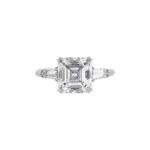 4.02 Carat Asscher Diamond Ring | Brilliant White | 18K Gold | Everyday Royalty - Image 3
