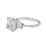 4.05 Carat Asscher Diamond Ring | Brilliant White | 18K Gold | Effortless Elegance - Image 3