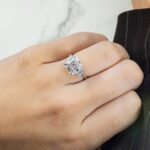 4.05 Carat Asscher Diamond Ring | Brilliant White | 18K Gold | Effortless Elegance - Image 5