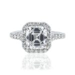 4.09 Carat Asscher Diamond Ring | Brilliant White | 18K Gold | A Classic Statement - Image 2