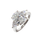 4.37 Carat Cushion Statement | Brilliant White | 18K Gold | Quiet Power | Signature - Image 2