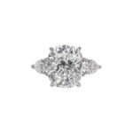4.37 Carat Cushion Statement | Brilliant White | 18K Gold | Quiet Power | Signature - Image 3