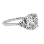 4.4 Carat Round Brilliant Diamond Ring | Brilliant White | 18K Gold | Everyday Royalty - Image 3