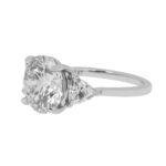4.4 Carat Round Brilliant Diamond Ring | Brilliant White | 18K Gold | Everyday Royalty - Image 4