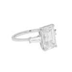 4.73 Carat Emerald Diamond Ring | 18K Gold | A Classic Statement - Image 3