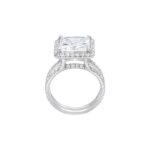 5.09 Carat Princess Diamond Ring | Brilliant White | 18K Gold | Refined Grandeur | Heirloom - Image 2