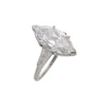 5.51 Carat Marquise Diamond Ring | Brilliant White | 18K Gold | Timeless Brilliance - Image 4