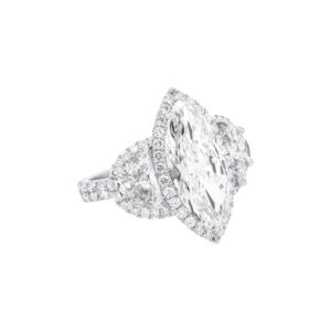 5.65 Carat Marquise Diamond Ring | Brilliant White | 18K Gold | Heirloom-Worthy Glow