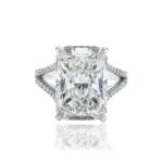 9.01 Carat Radiant Diamond Ring | Brilliant White | 18K Gold | Signature Sophistication - Image 2