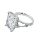 9.01 Carat Radiant Diamond Ring | Brilliant White | 18K Gold | Signature Sophistication - Image 4