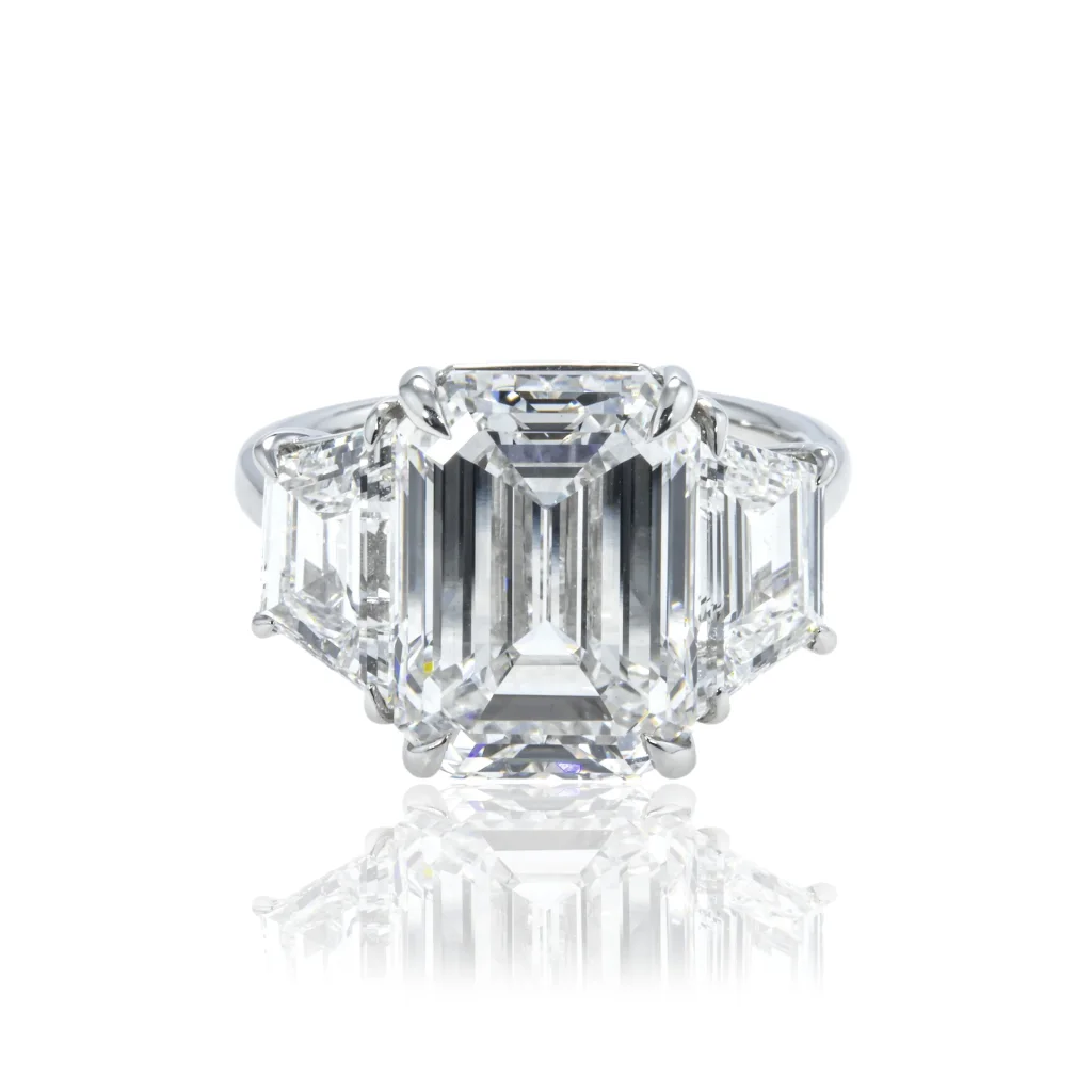9.06 Carat Emerald Diamond Ring | 18K Gold | Heirloom-Worthy Glow