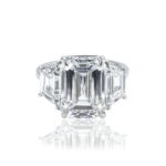 9.06 Carat Emerald Diamond Ring | 18K Gold | Heirloom-Worthy Glow