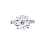 9.43 Carat Round Brilliant Diamond Ring | Brilliant White | 18K Gold | Heirloom-Worthy Glow - Image 2