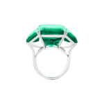 20.44 Carat Emerald Diamond Ring | 18K Gold | Grand Palais Radiance - Image 3