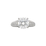 3.41 Carat Round Brilliant Diamond Ring | Brilliant White | 18K Gold | Everyday Royalty