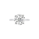 4.14 Carat Round Brilliant Diamond Ring | Brilliant White | 18K Gold | Modern Nobility - Image 2