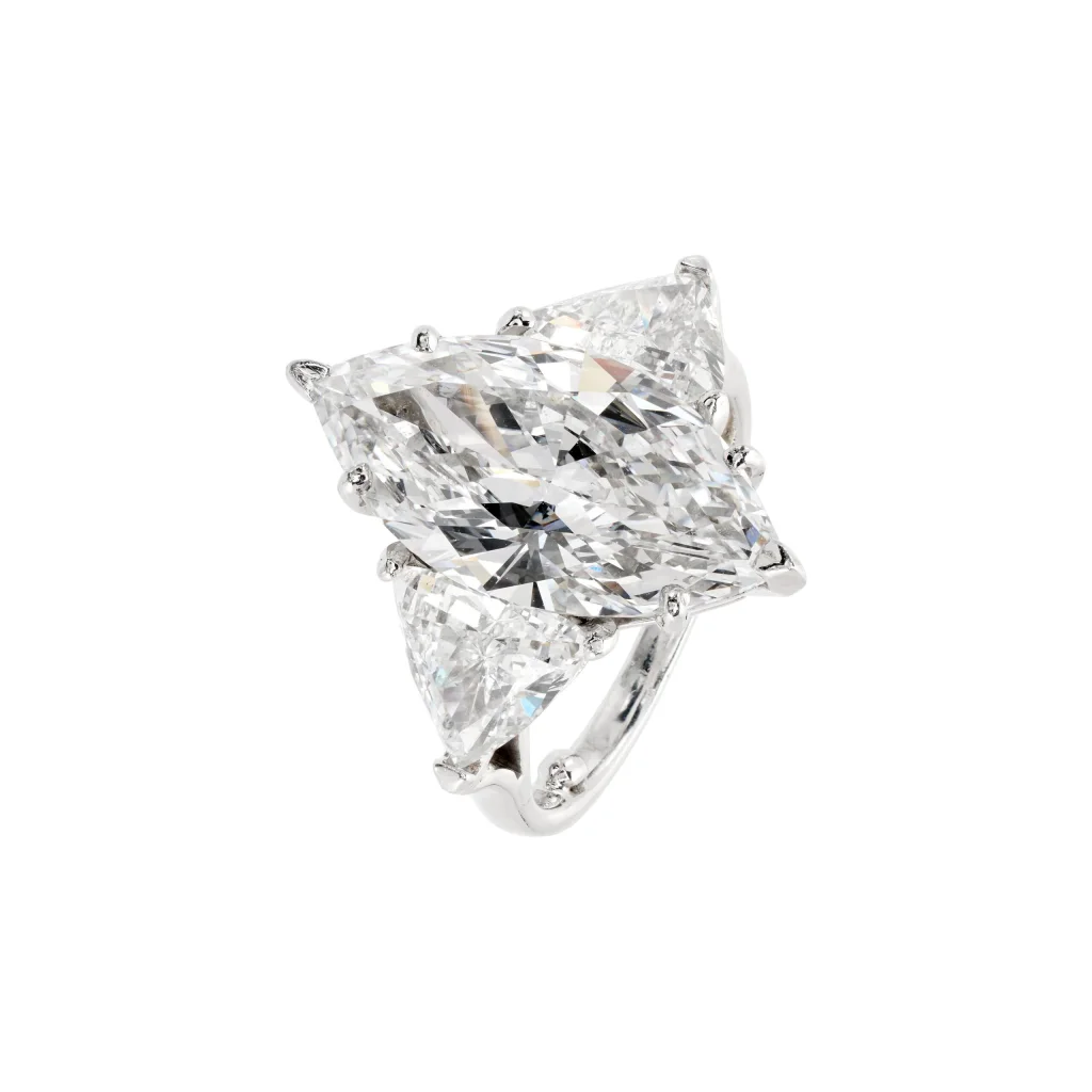 4.23 Carat Marquise Diamond Ring | Brilliant White | 18K Gold | Quiet Power