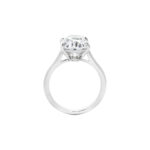 5.01 Carat Oval Diamond Ring | Brilliant White | 18K Gold | Radiant Elegance | Signature - Image 5