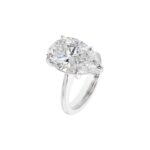 5.01 Carat Pear Diamond Ring | Brilliant White | 18K Gold | Signature Sophistication - Image 2