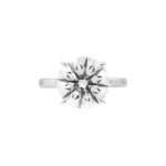 5.61 Carat Round Brilliant Diamond Ring | Brilliant White | 18K Gold | Timeless Brilliance - Image 3