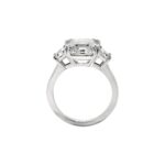 5.67 Carat Asscher Diamond Ring | Brilliant White | 18K Gold | Radiant Elegance - Image 2