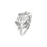 5.67 Carat Asscher Diamond Ring | Brilliant White | 18K Gold | Radiant Elegance - Image 3