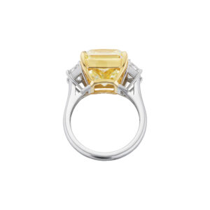 10.27 Carat Radiant Statement | Fancy Yellow | 18K Gold | A Crown-Worthy Fancy Rarity