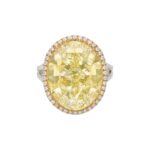 15.29 Carat Oval Statement | Fancy Yellow | 18K Gold | Rare Fancy-Color Splendour - Image 3