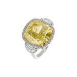 16.06 Carat Cushion Statement | Fancy Yellow | 18K Gold | Rare Fancy-Color Splendour