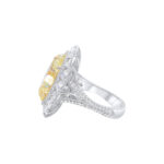16.3 Carat Oval Diamond Ring | Fancy Yellow | 18K Gold | Sunlit Royal Radiance | Heirloom - Image 3