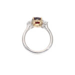 2.4 Carat Round Brilliant Statement | Ruby Red | 18K Gold | Effortless Elegance - Image 3