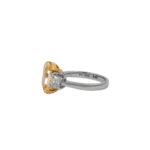 5.24 Carat Radiant Diamond Ring | Fancy Yellow | 18K Gold | Rare Fancy-Color Splendour - Image 2